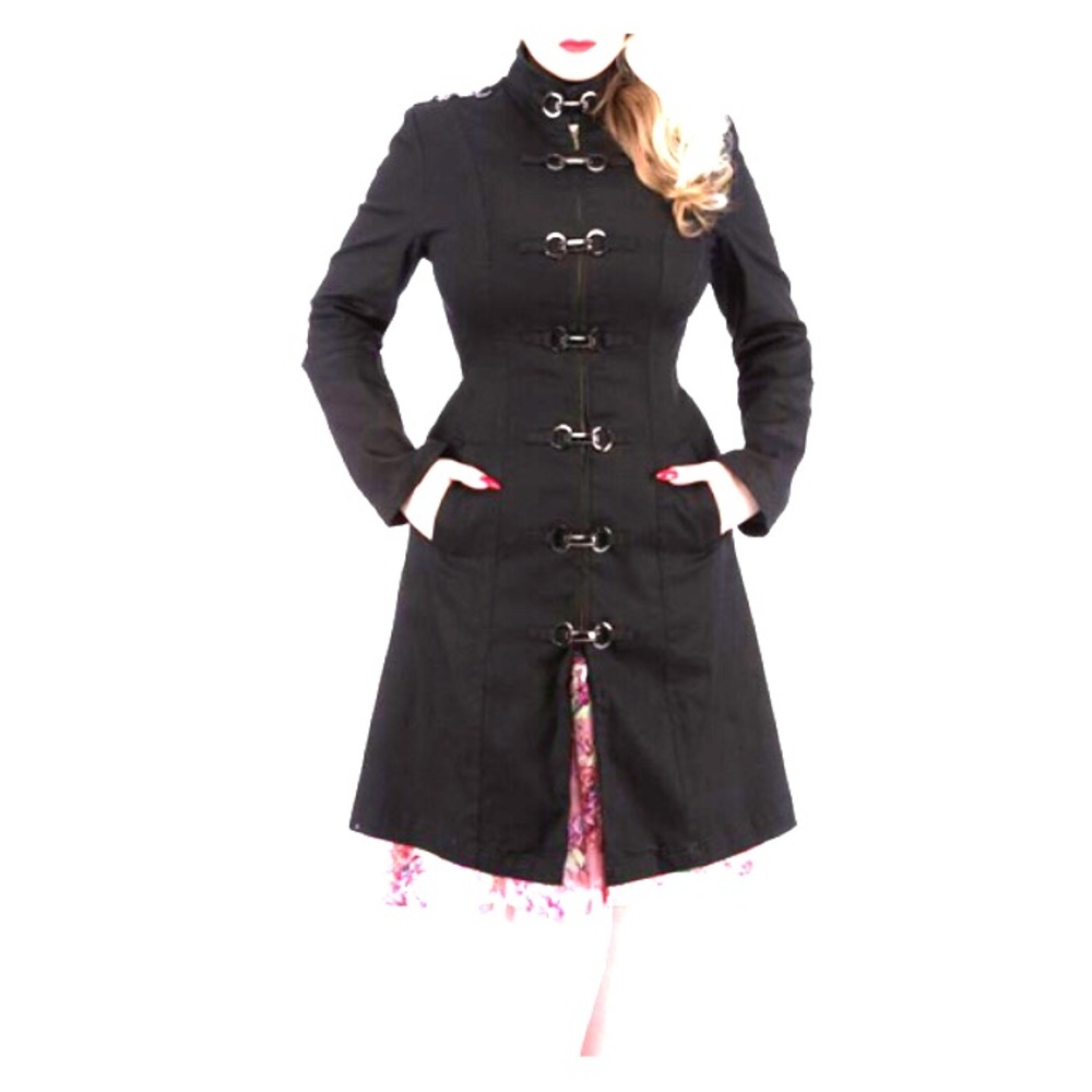 Hearts & Roses Toggle Coat